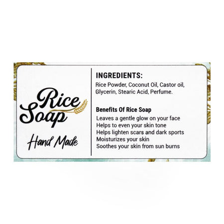 Saeed Ghani Hand Made Rice Soap - Image 2