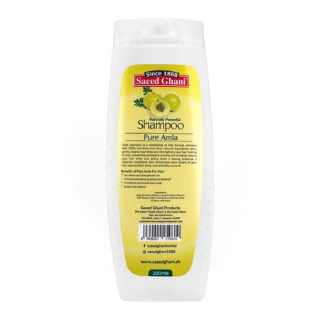 Saeed Ghani Pure Amla Strengthen & Revive Hair Shampoo, 200ml Image 2