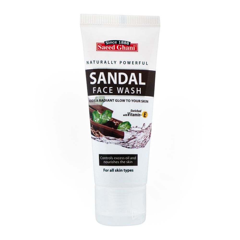 Saeed Ghani Sandal Face Wash, All Skin Types, 60ml Main Image