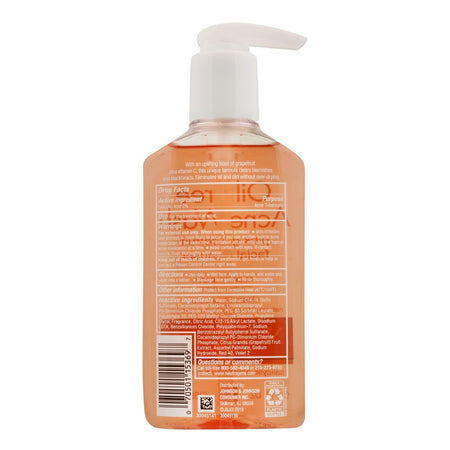 Neutrogena Oil-Free Micro Clear Acne Wash Pink Grapefruit Facial Cleanser, 269ml - Image 2