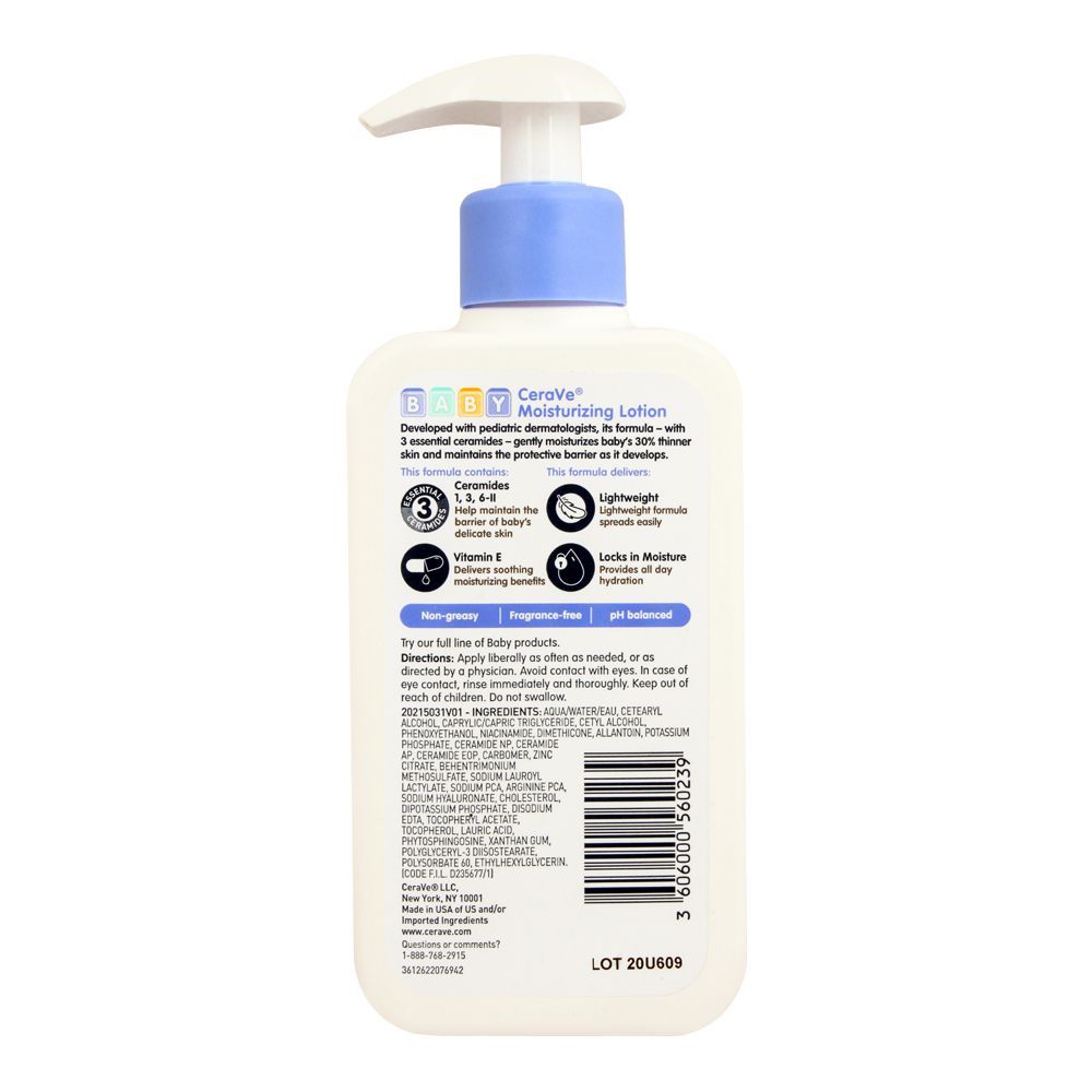 CeraVe Baby Moisturizing Lotion, 237ml - Image 2