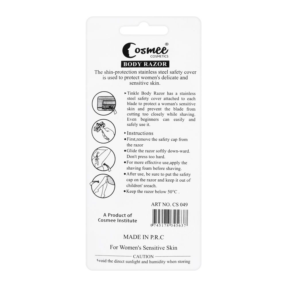 Cosmee Tinkle Body Razor, 2 Pack - Image 2