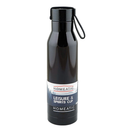 Homeatic Stainless Steel Water Bottle, 500ml, Purple, KA-017 - Image 2