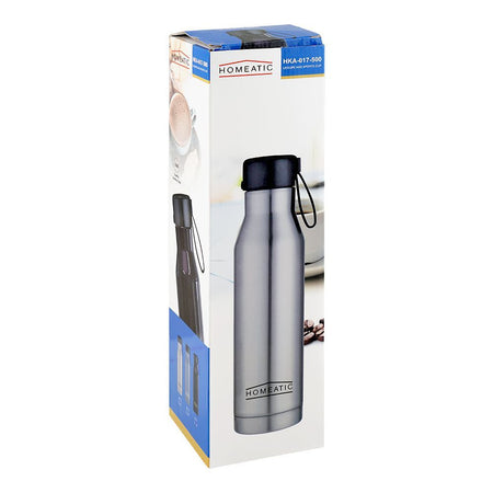 Homeatic Stainless Steel Water Bottle, 500ml, Purple, KA-017 - Image 3