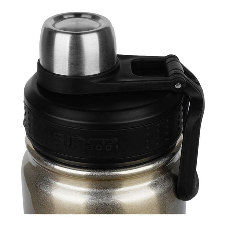 Homeatic Stainless Steel Water Bottle, Leisure & Sports Fashion Cup, 650ml, Golden, KD-859 - Image 3