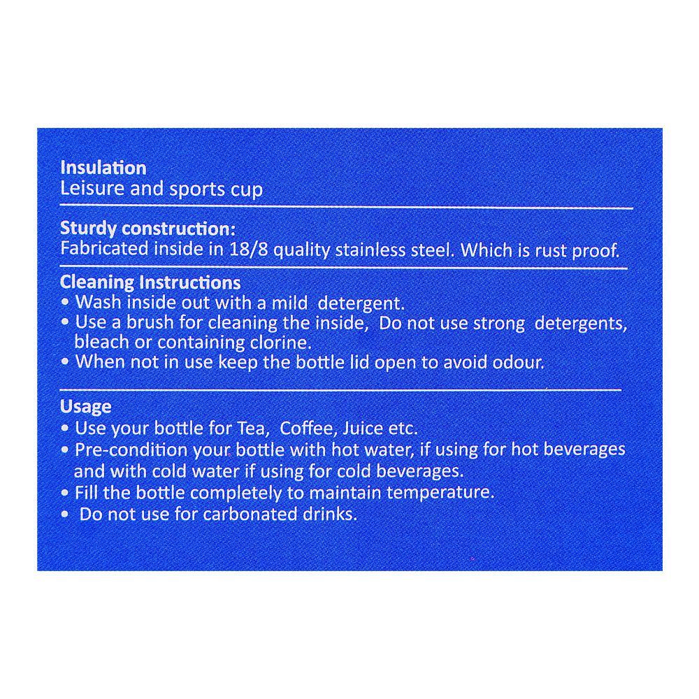 Homeatic Stainless Steel Water Bottle, Leisure & Sports Fashion Cup, 650ml, Golden, KD-859 - Image 7