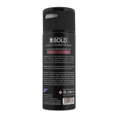 Bold Temptation Long Lasting Deodorant Body Spray, For Men, 150ml - Image 2