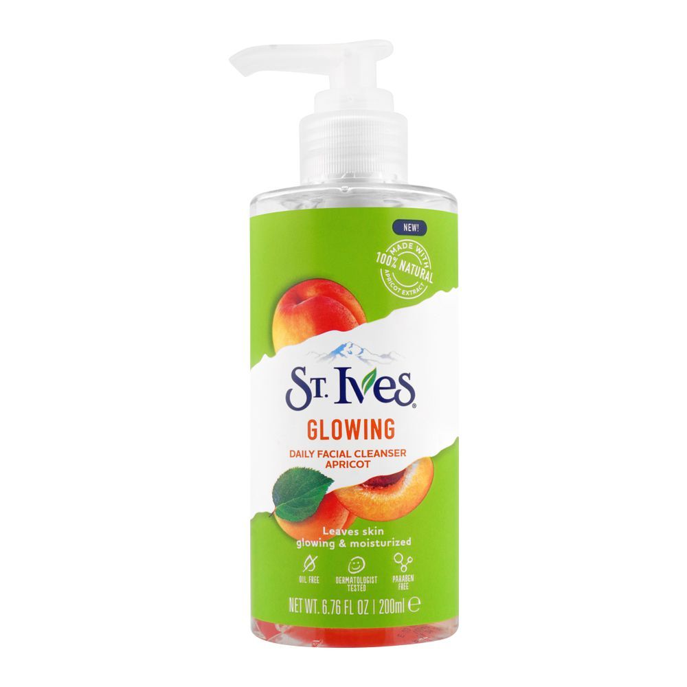 St. Ives Glowing Apricot Daily Facial Cleanser, 200ml - Main Image