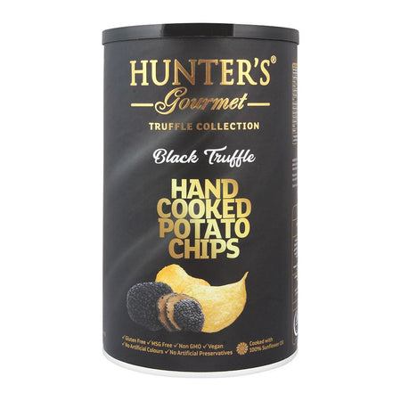 Hunter's Gourmet Black Truffle Hand Cooked Potato Chips, 150g - Main Image