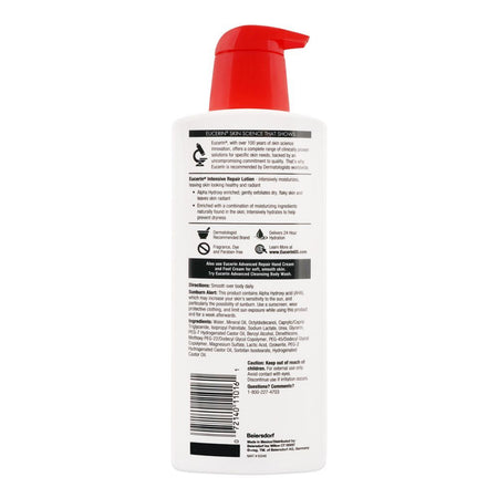 Eucerin Intensive Repair Lotion, Very Dry Flaky Skin, Fragrance Free, 500ml - Image 2