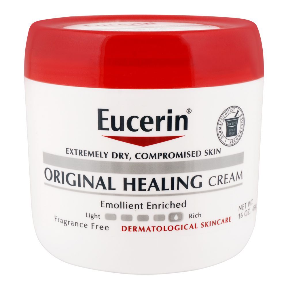 Eucerin Original Healing Skin Cream, Extremely Dry Compromised, Fragrance Free, 454g - Main Image