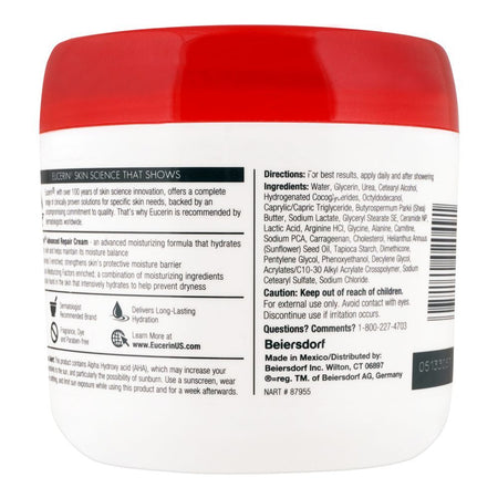Eucerin Advanced Repair Cream, Very Dry Skin, Fragrance Free, 454g - Image 2