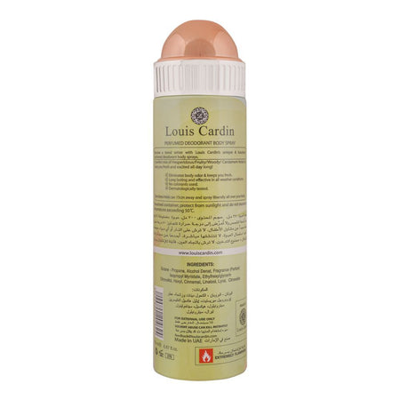 Louis Cardin Passion Scent Femme Deo Spray, For Women, 200ml - Image 2