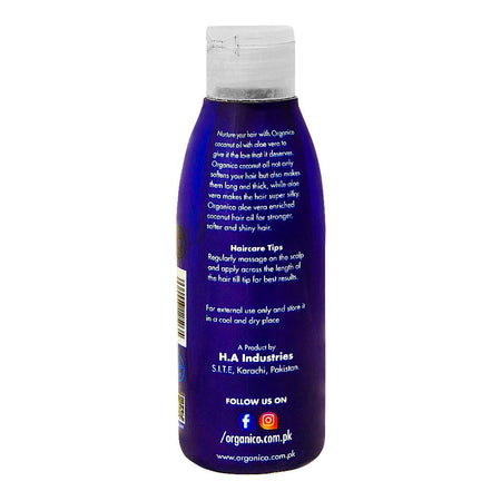 Organico Coconut Oil With Aloe Vera, 100ml - Image 2