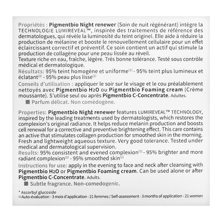 Bioderma Pigmentbio Brightening Overnight Care Renewer, 50ml - Image 4