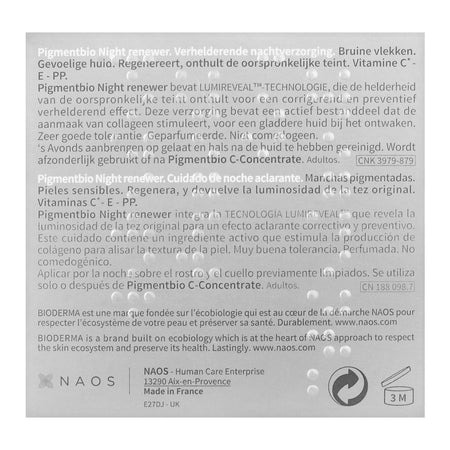 Bioderma Pigmentbio Brightening Overnight Care Renewer, 50ml - Image 5