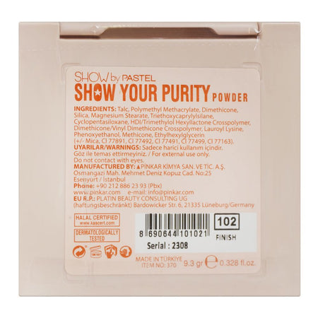 Pastel Show By Pastel Show Your Purity Powder, Vegan, Paraben & Gluten Free, 02-Natural Finish - Image 4