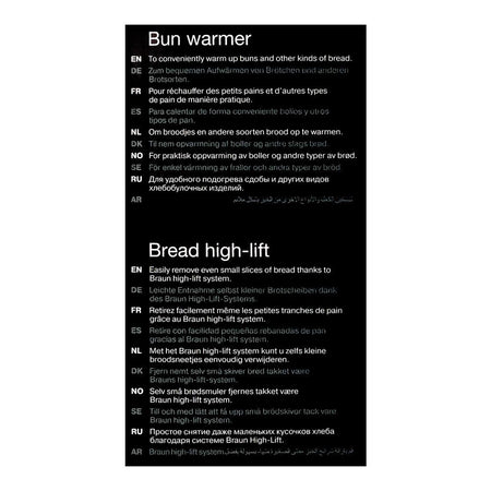 Braun Breakfast 1 Toaster, HT-1010 - Image 7