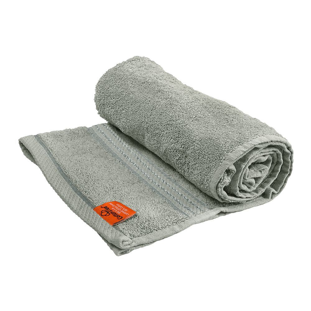 Cotton Tree Combed Cotton Hand Towel, 50x100cm, Green - Main Image