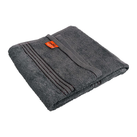 Cotton Tree Combed Cotton Bath Towel, 70x140cm, Dark Grey - Image 2