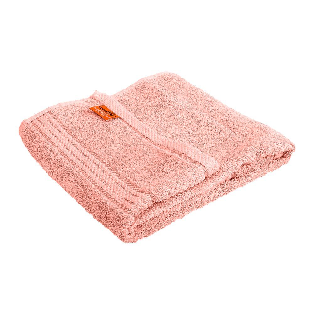 Cotton Tree Combed Cotton Bath Towel, 70x140cm, Pink - Image 2