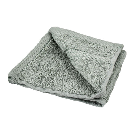 Cotton Tree Combed Cotton Wash Towel, 30x30cm, Green - Main Image