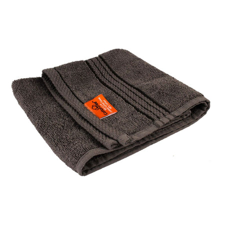 Cotton Tree Combed Cotton Face Towel, 40x60cm, Dark Grey - Image 2