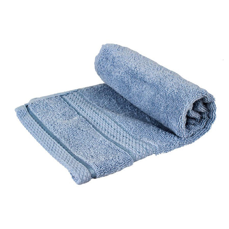 Cotton Tree Combed Cotton Face Towel, 40x60cm, Light Blue - Main Image