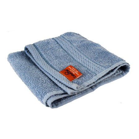 Cotton Tree Combed Cotton Face Towel, 40x60cm, Light Blue - Image 2