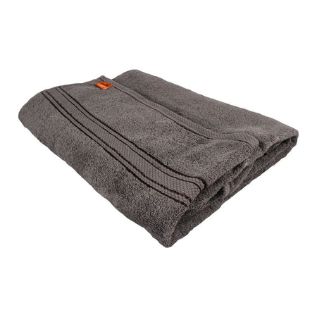 Cotton Tree Combed Cotton Bath Sheet, 90x150cm, Dark Grey - Image 2