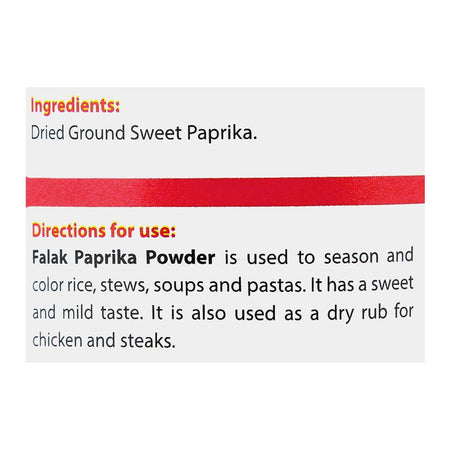 Falak Paprika Powder, 85g - Image 4