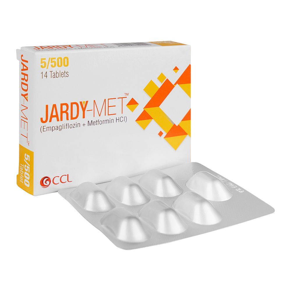 Jardy-Met 5/500mg Tablet - Main Image