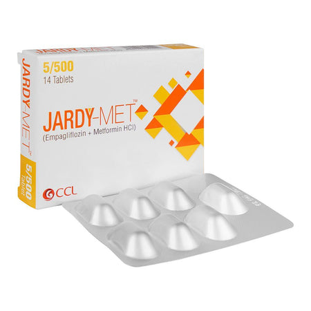 Jardy-Met 5/500mg Tablet - Main Image