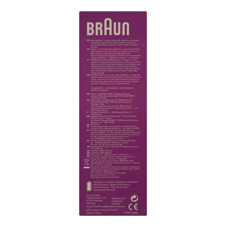 Braun FaceSpa Mini Epilator + Facial Cleansing Brush, White, 830 - Image 4