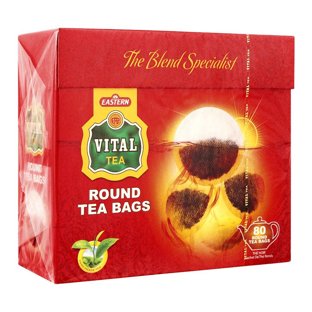 Vital Tea Round Tea Bags, 80-Pack - Main Image