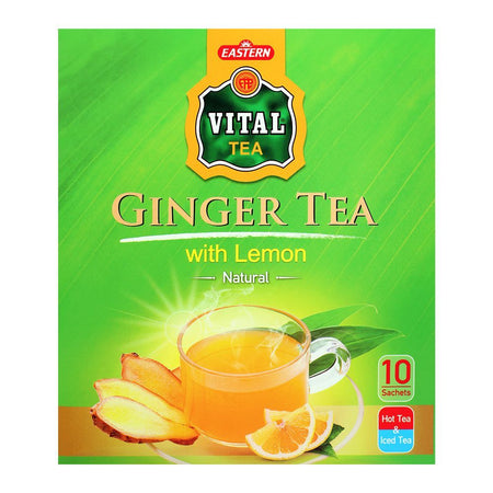 Vital Ginger Tea With Lemon, 10-Sachets - Image 2