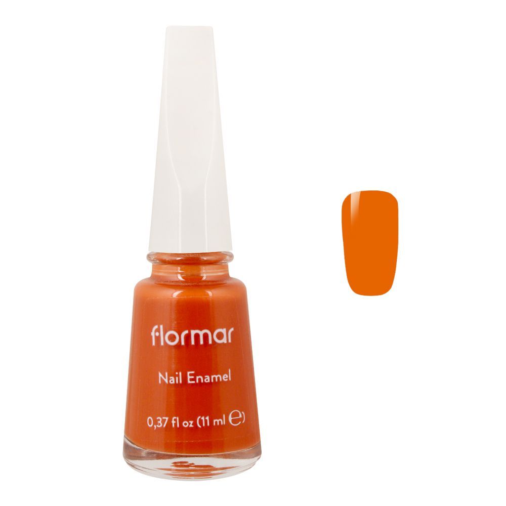 Flormar Nail Enamel, 489 Hot Sun, 11ml - Main Image