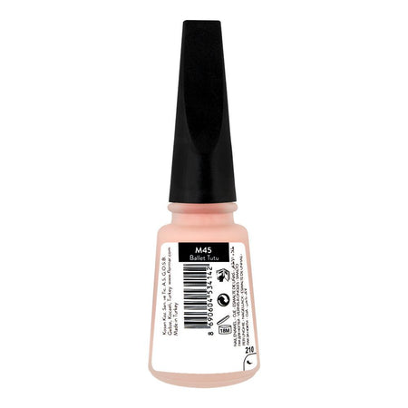 Flormar Matte Nail Enamel, M45 Ballet Tutu, 11ml - Image 2