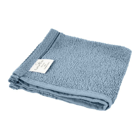 Cotton Tree Combed Cotton Wash Towel, 30x30cm, Light Blue - Image 2