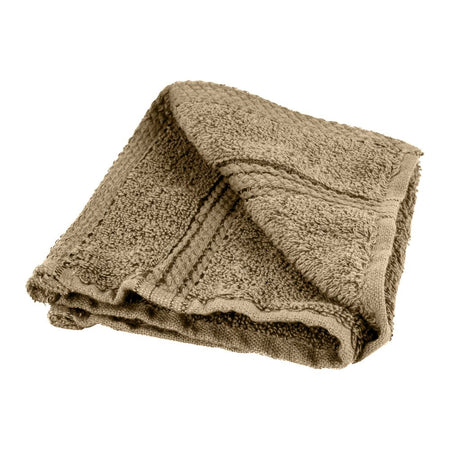 Cotton Tree Combed Cotton Wash Towel, 30x30cm, Light Brown - Main Image