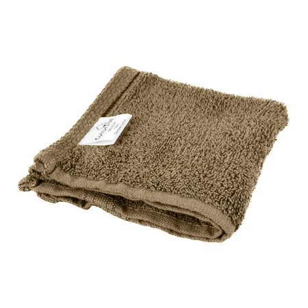 Cotton Tree Combed Cotton Wash Towel, 30x30cm, Light Brown - Image 2
