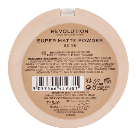 Makeup Revolution Super Matte Powder Beige - Image 3
