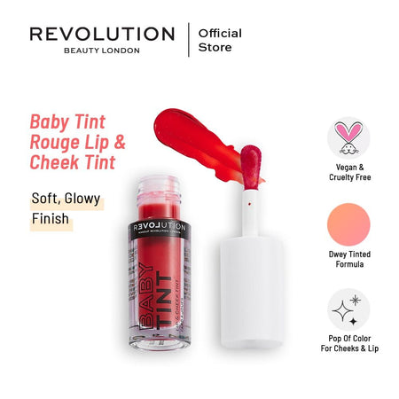 Makeup Revolution Baby Tint Lip & Cheek Tint Rouge - Main Image