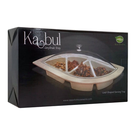 Appollo Kabul Dry Fruit Tray, White - Image 2
