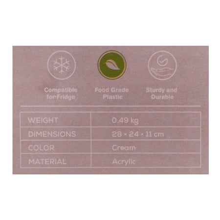 Appollo Kabul Dry Fruit Tray, White - Image 4