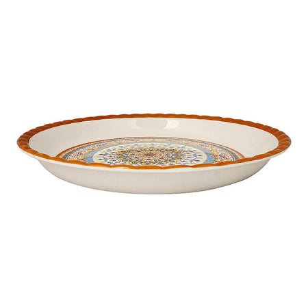 Sky Melamine Thal, Small, Golden, 12 Inches, Elegant Serving Plate, Durable Design - Main Image