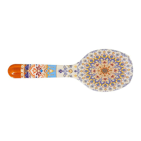 Sky Melamine Big Rice Spoon, Golden, Elegant Design, Durable Kitchen Utensil - Image 2