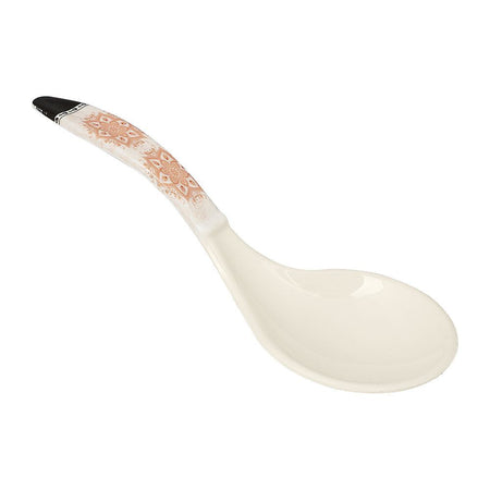 Sky Melamine Big Soup Spoon, Black, Classic Design, Durable Kitchen Utensil - Main Image