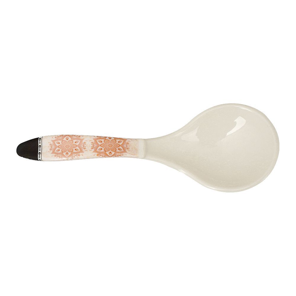 Sky Melamine Big Soup Spoon, Black, Classic Design, Durable Kitchen Utensil - Image 2