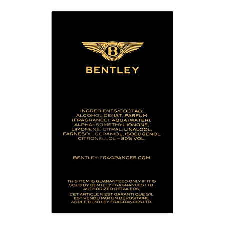 Bentley For Men Absolute Eau De Parfum, 100ml - Image 3